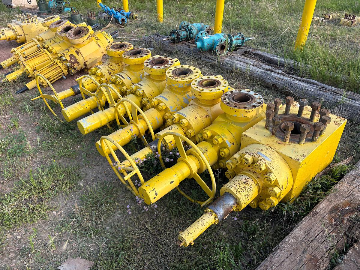 Used (7x$) (6) 5-1/8” 10k gate valves & (1) 7-1/16” frac valve