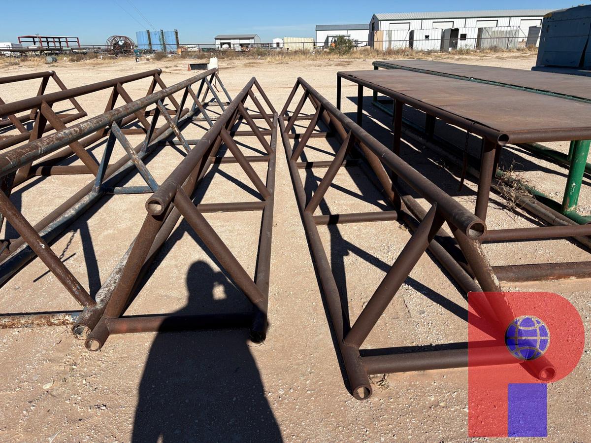 Used (2X$) 28’ X 34” TRIANGLE PIPE RACKS