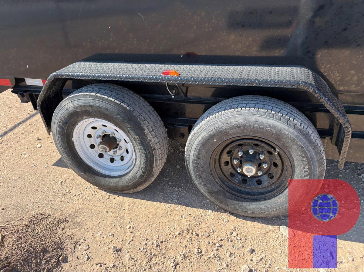 Used 2025 PJ TRAILERS 14’ X 7’ T/A BUMPER PULL DUMP TRAILER