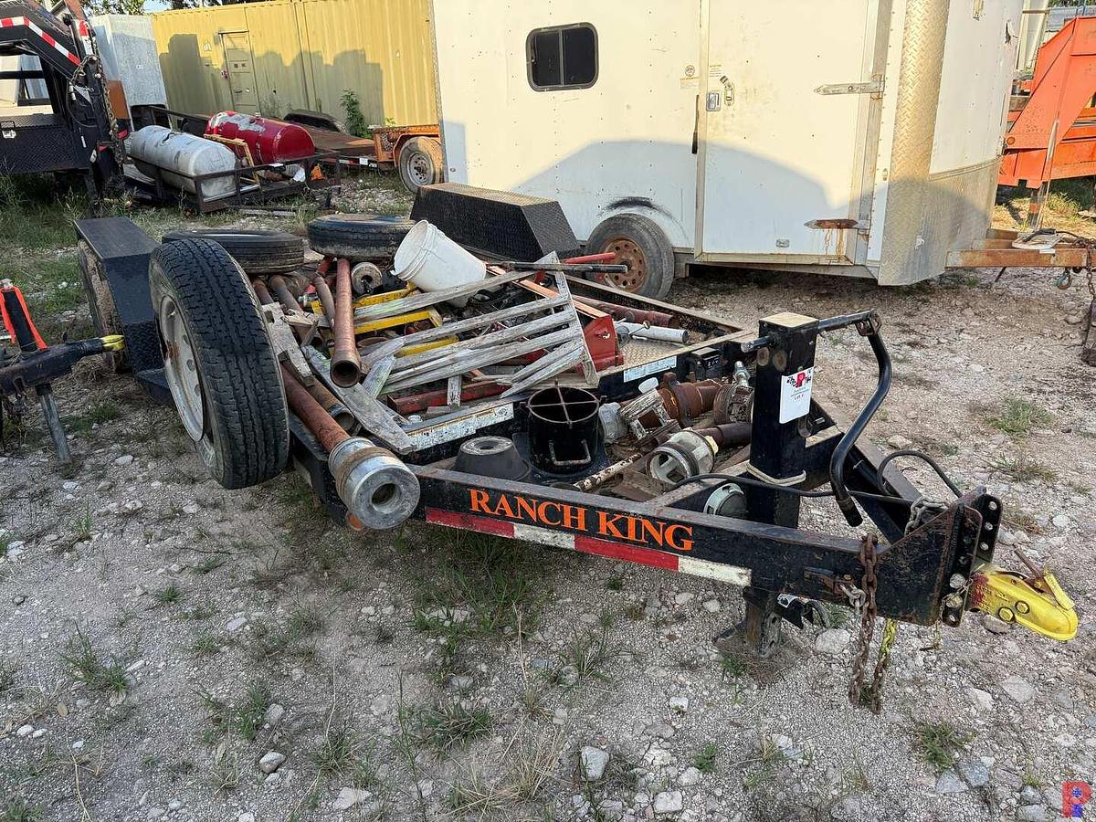 Used 2018 AMERITRAIL 14’ T/A STEEL BED BUMPER PULL TRAILER