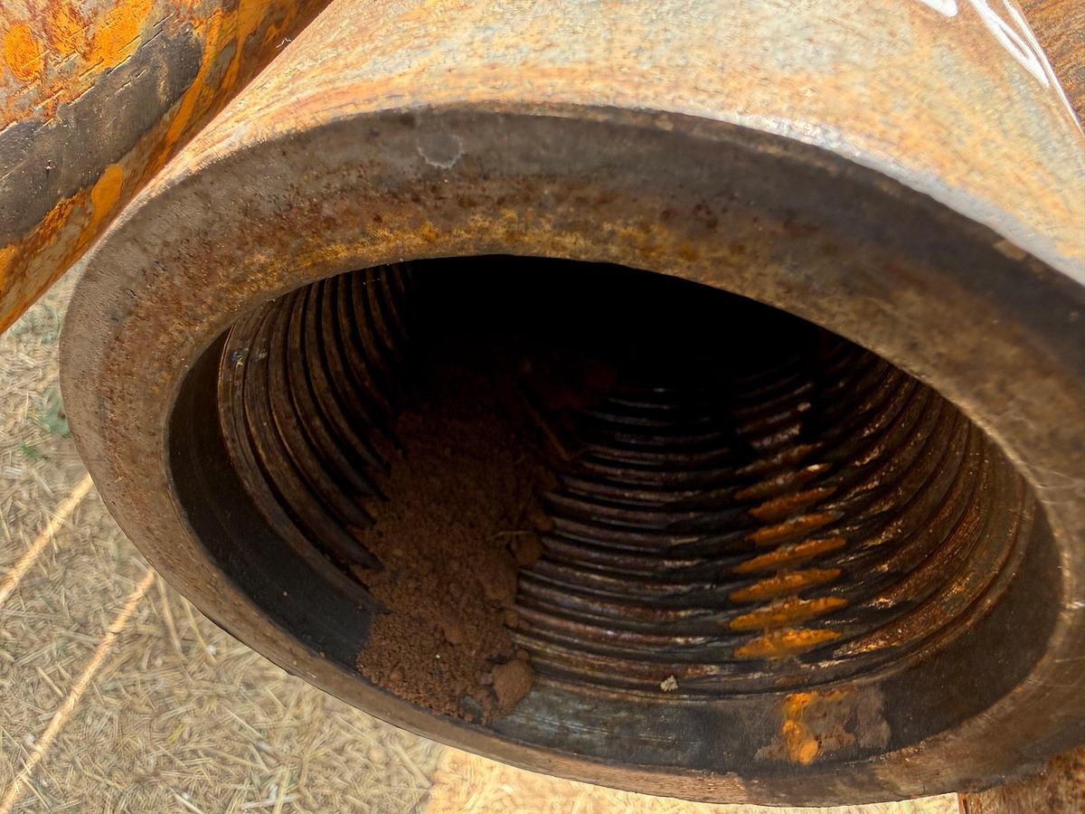 Used 6-3/16”OD x 2-1/4”ID x 30.5’L 4-1/2” XH SLICK DRILL COLLAR
