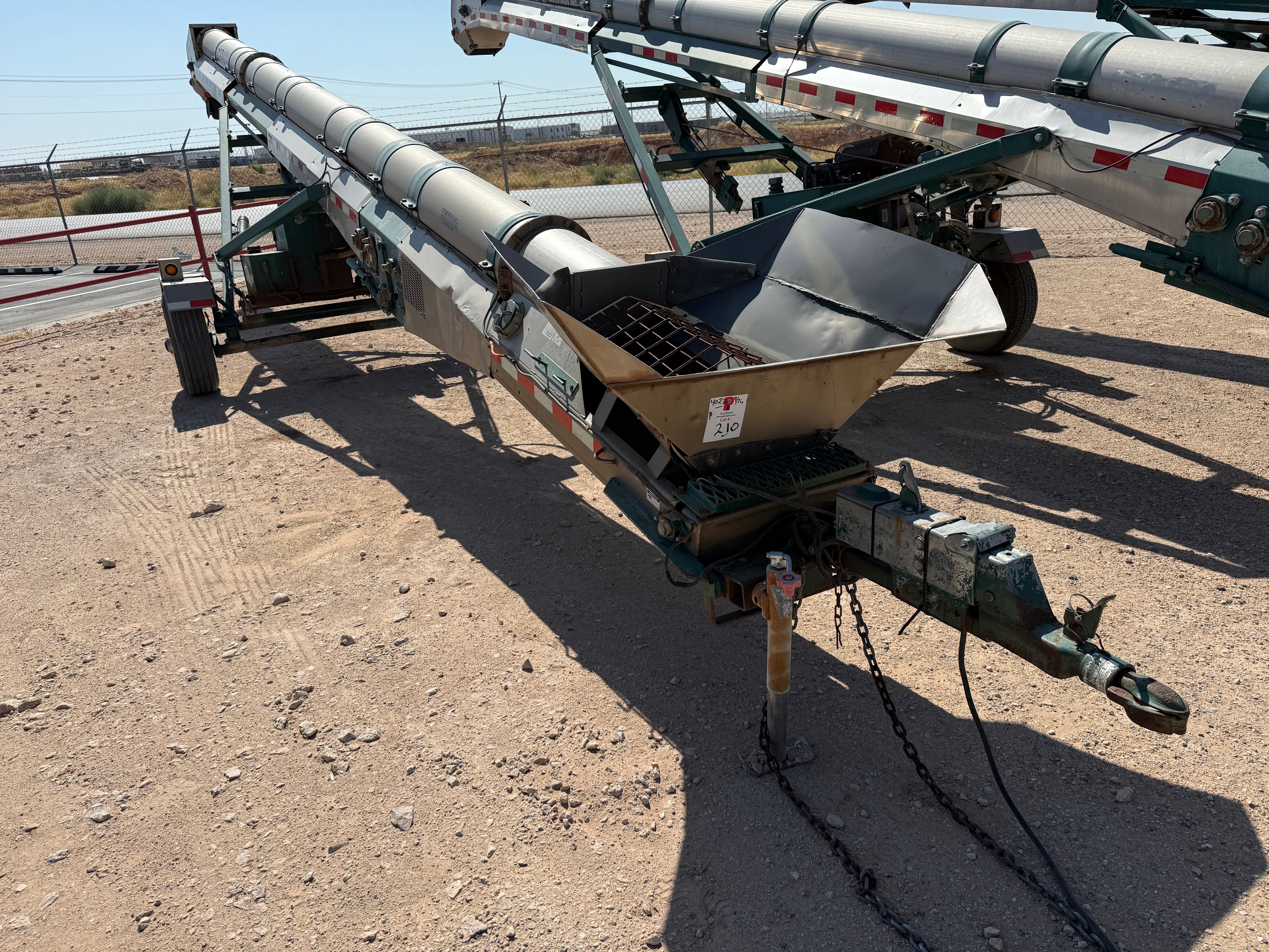 Used 2011 CONVEYALL TCSS-1435 S/A BUMPER PULL CONVEYOR TRAILER