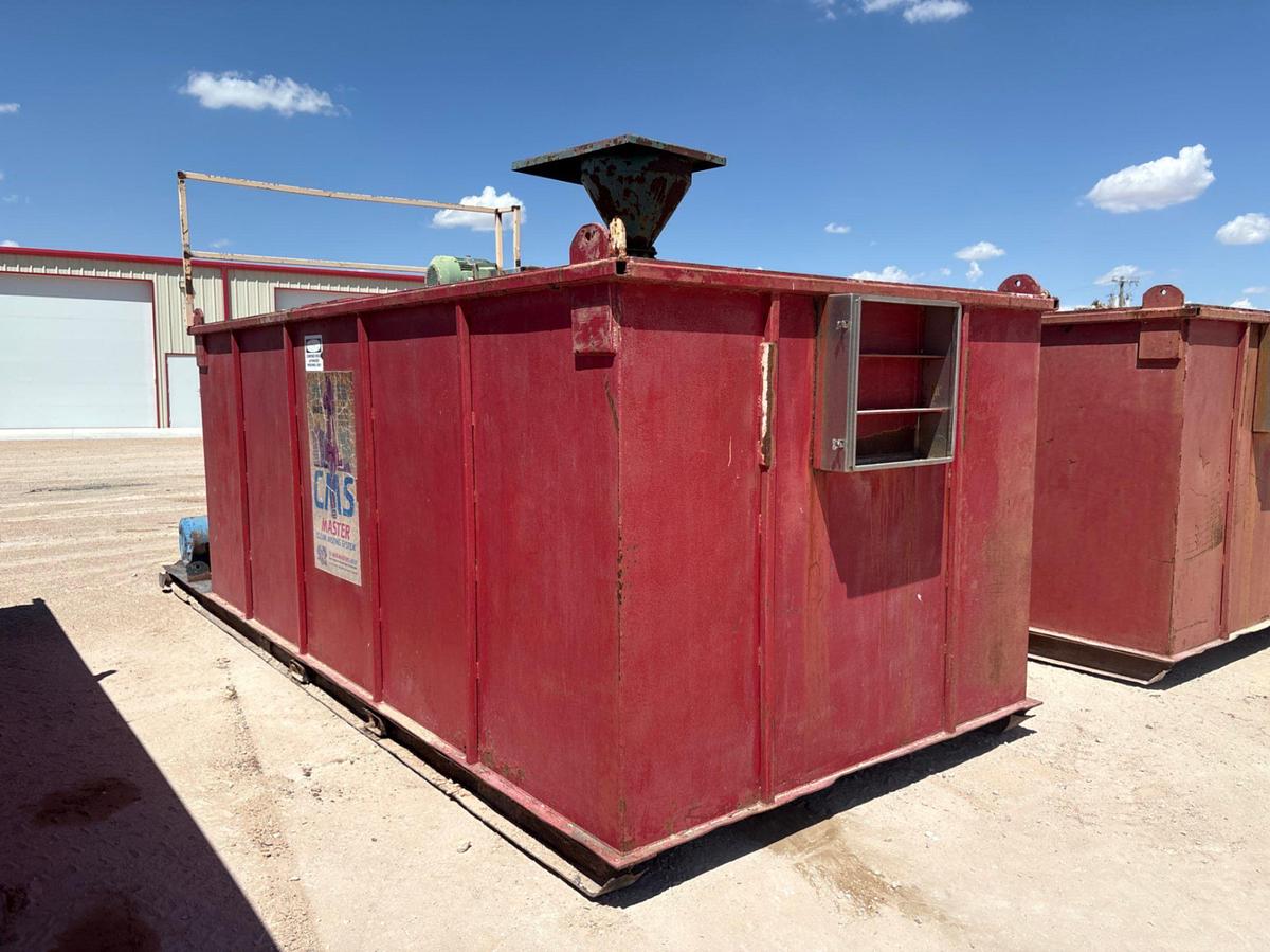 Used 16’ x 92” x 6’ open top mixing tank