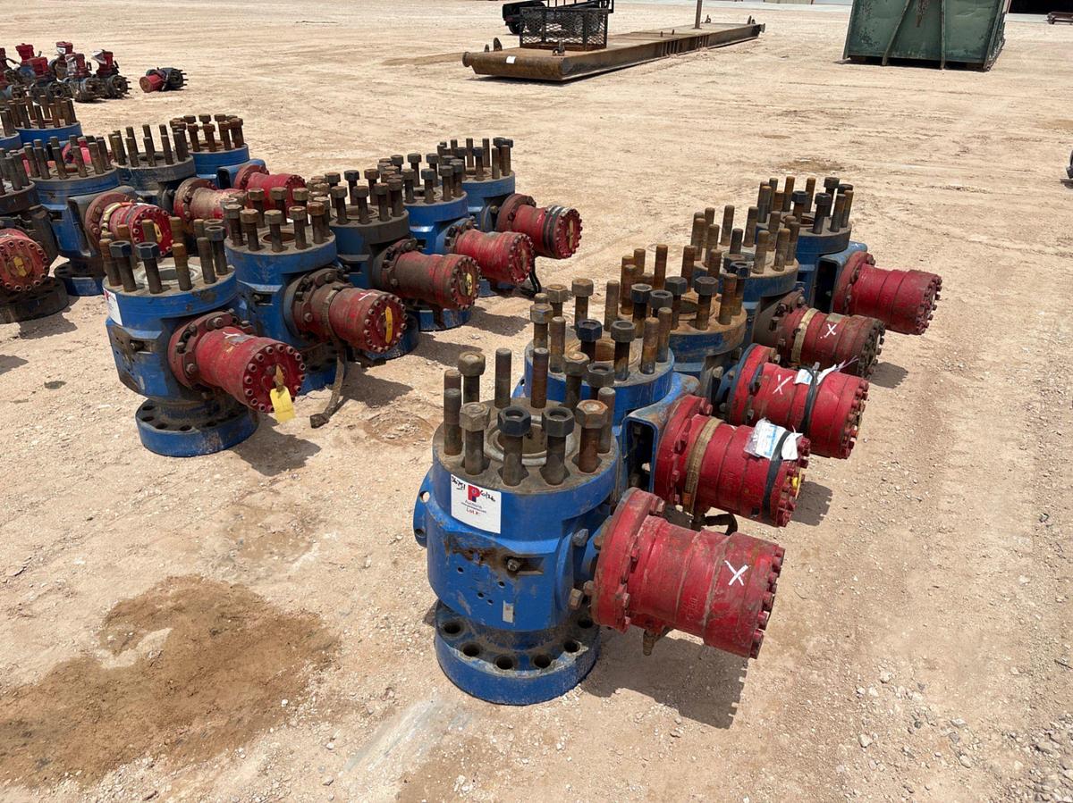 Used (10x$) 5” 15k hydraulic ball valves