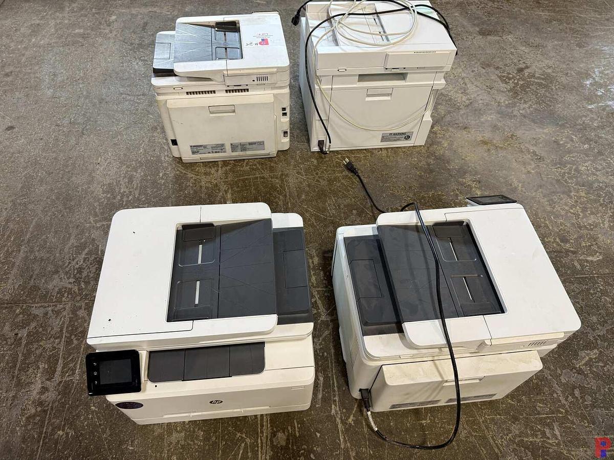 Used (1) HP 4301FDW, & (3) M281FDW, PRO M281FDW, PRINTERS