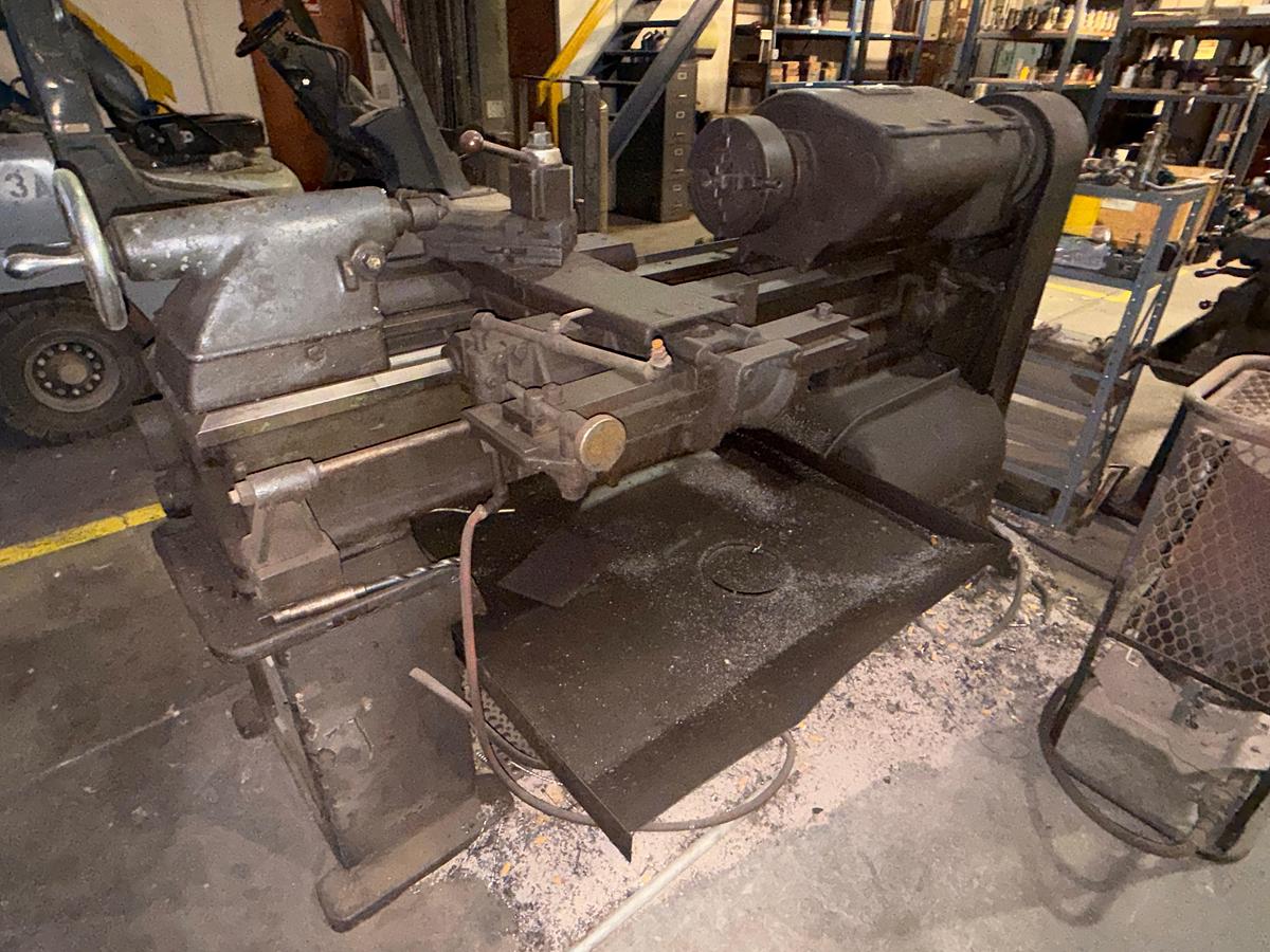Used 1942 REED-PRENTICE CORP. 14” SLIDING GEAR HEAD HORIZONTAL LATHE