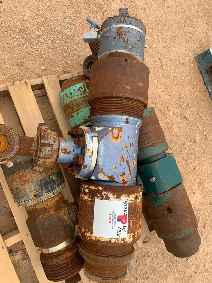 Used Pallet of 5k In-line Wireline Valve w/Bowen Connections
