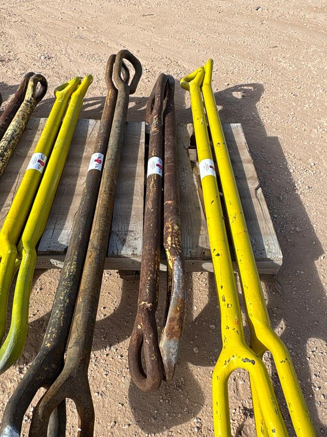 Used (2) 2” x 72” elevator links