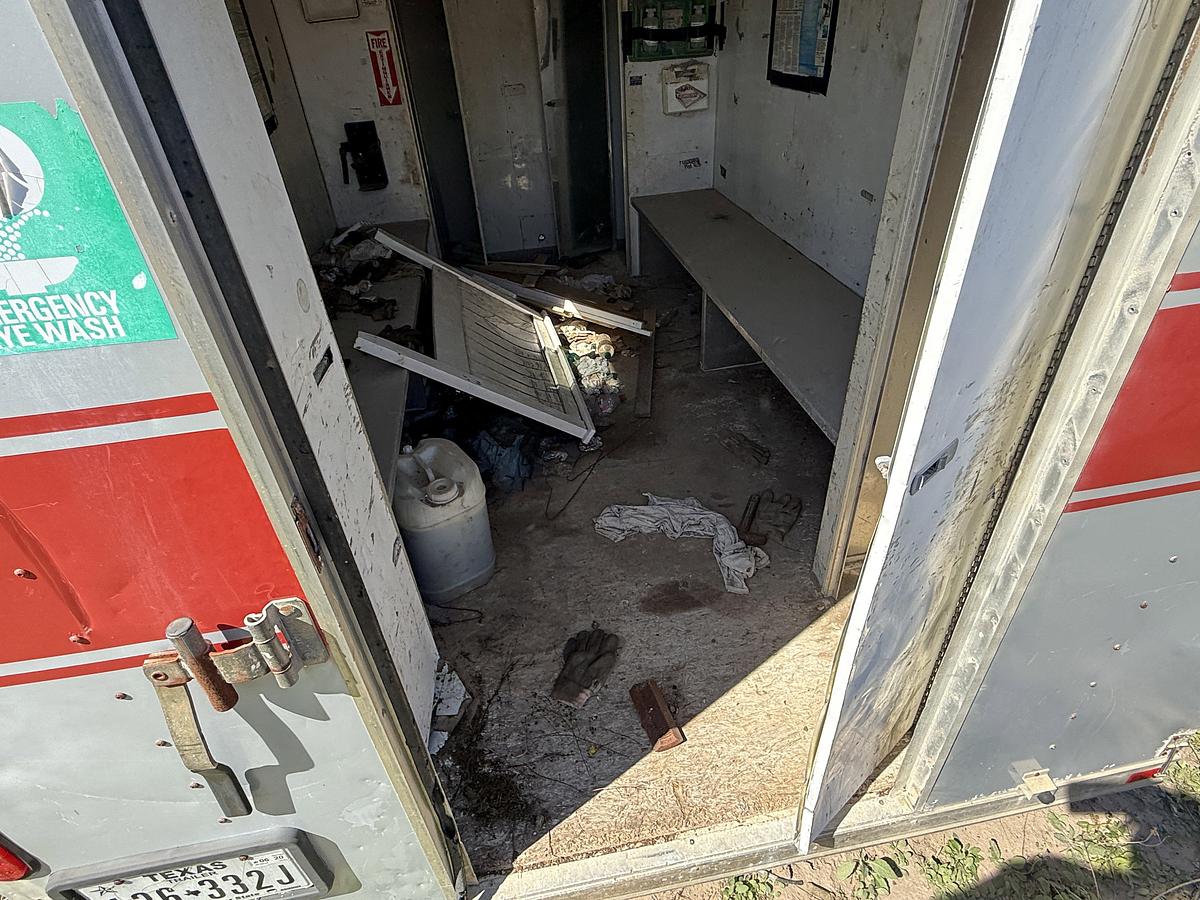 Used 12’ T/A BUMPER PULL DOGHOUSE TRAILER (DAMAGED, INOP)