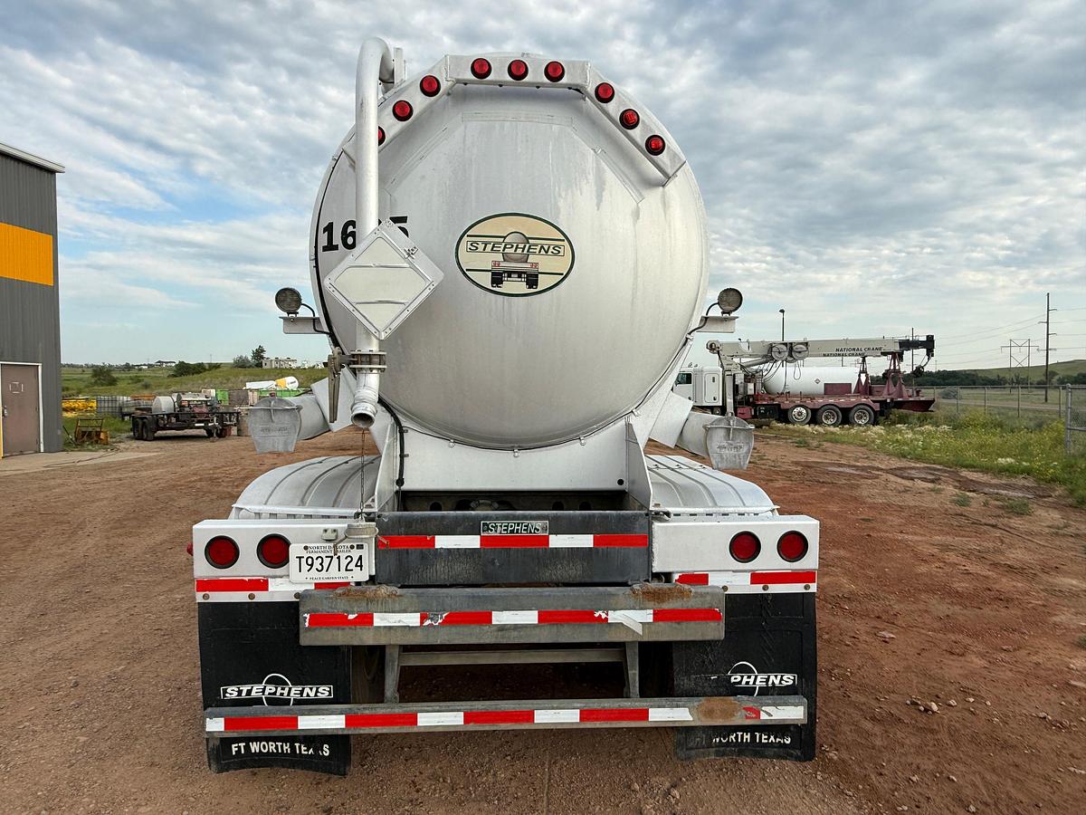 Used 2014 STEPHENS 6,800 GALLON DOT-407 4- AXLE TANK PUP TRAILER