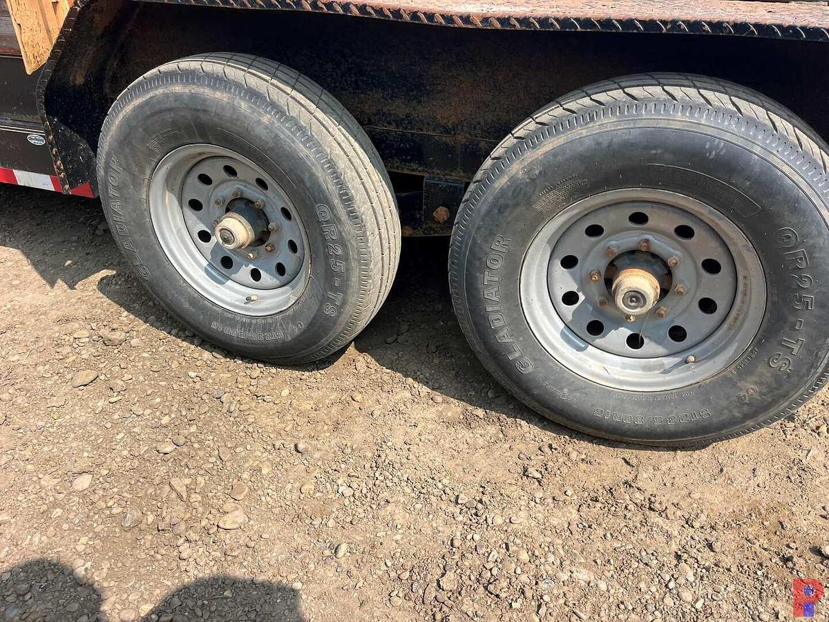 Used 2015 LOAD TRAIL 24’ T/A BUMPER PULL TOOL TRAILER