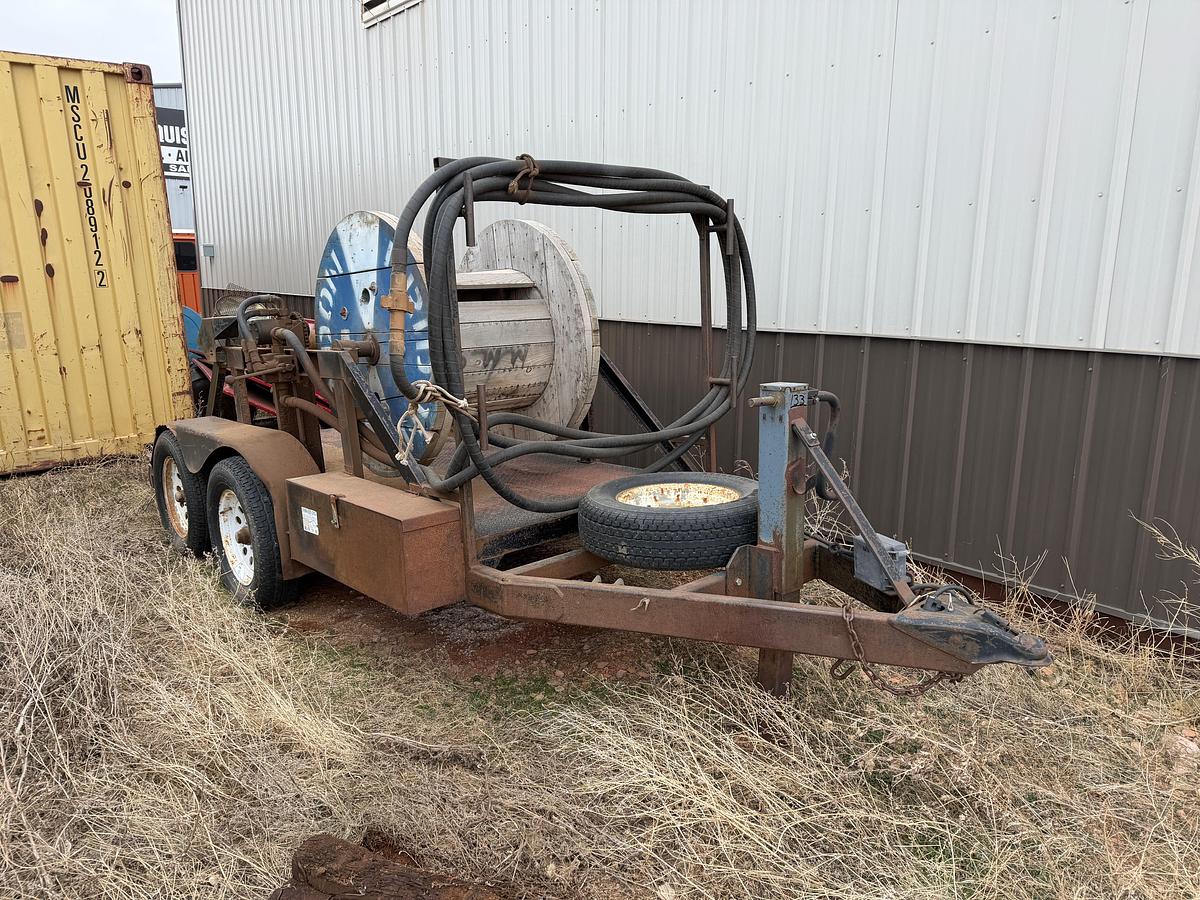 Used SHOPBUILT SPOOLING TRAILER