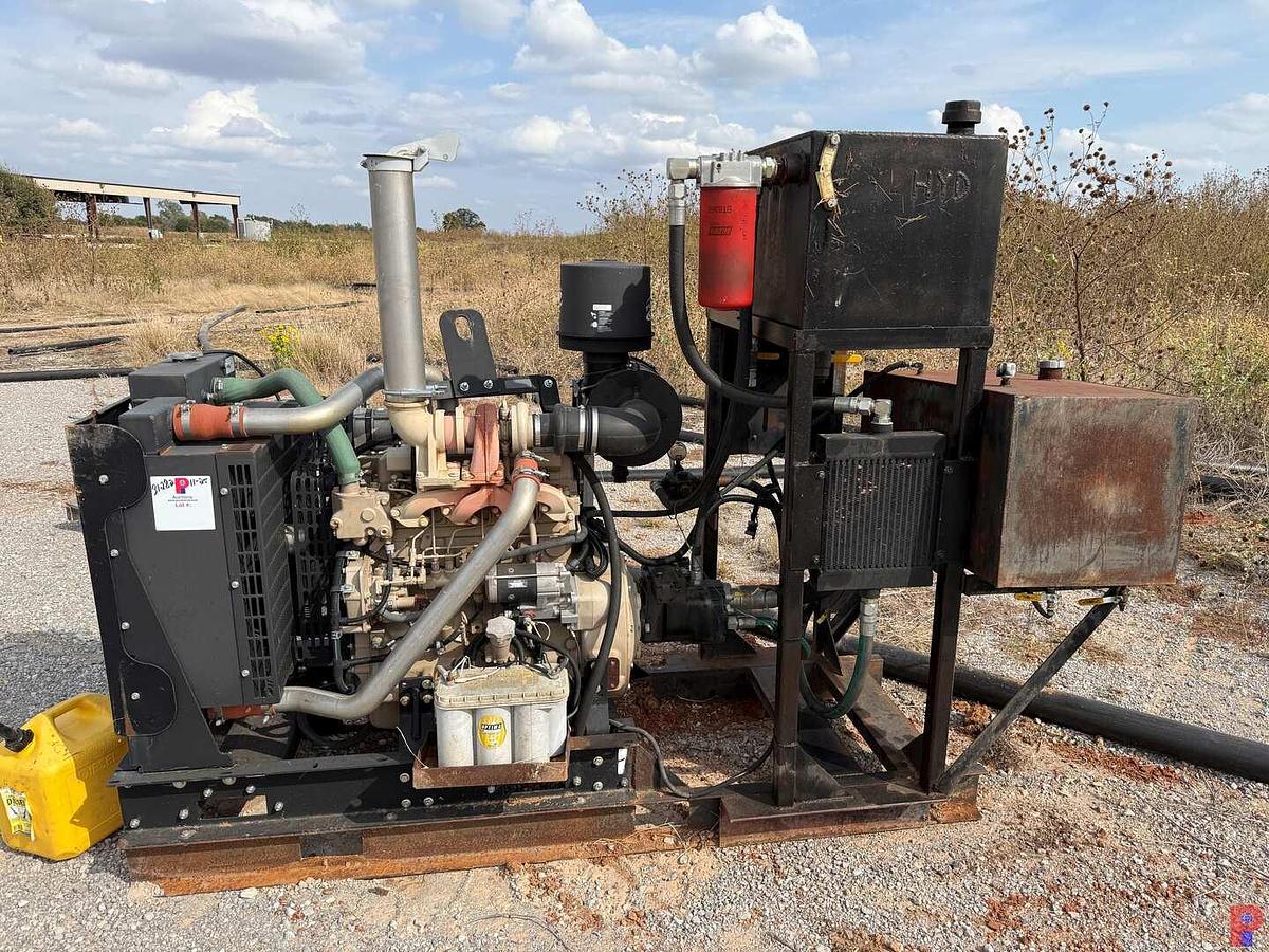 Used JOHN DEERE 4045HF285 4.5L HYDRAULIC POWER UNIT SKIDDED