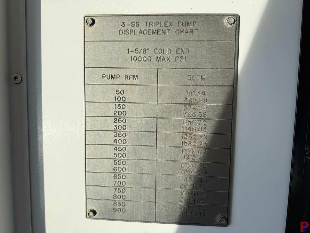 Used 2012 UE  43' T/A 665 HP NITROGEN TRIPLEX PUMP TAILER