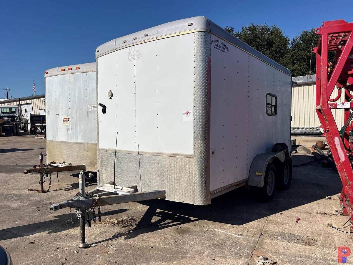 Used 2018 CARGO CRAFT 12’ T/A CREW / DOGHOUSE BUMPER PULL TRAILER