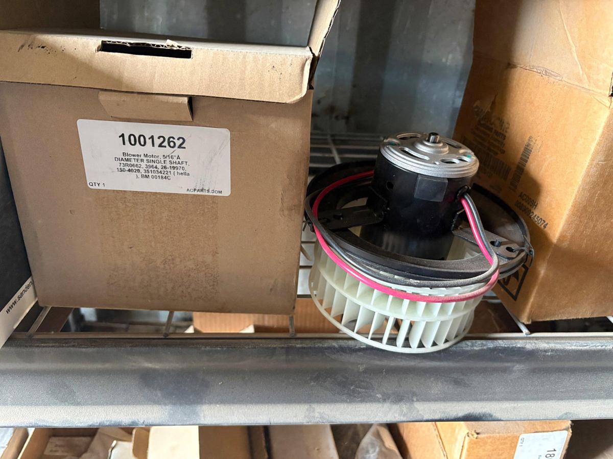 Used Entire contents of parts container