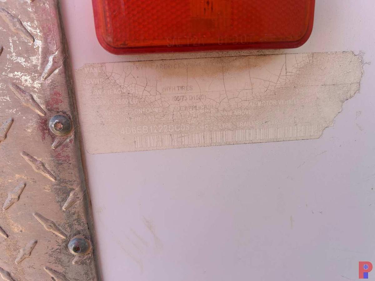 Used 2013 CARGO CRAFT ,INC. 12’ X 86” T/A BUMPER PULL CREW TRAILER