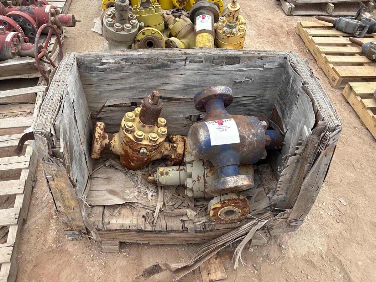 Used (7) 1-13/16” 10k gate valves