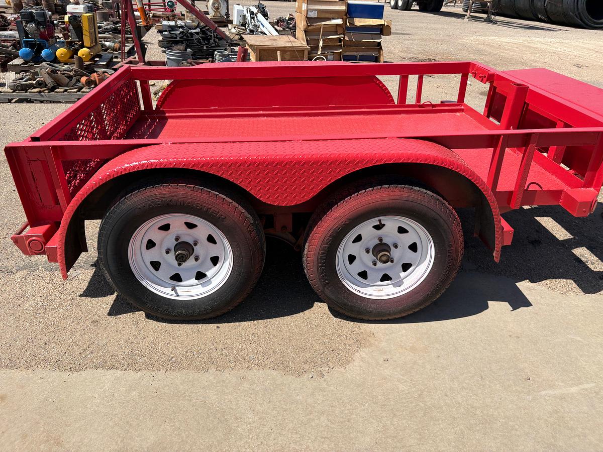 Used Big Tex 8’ x 5’ t/a bumper pull utility trailer