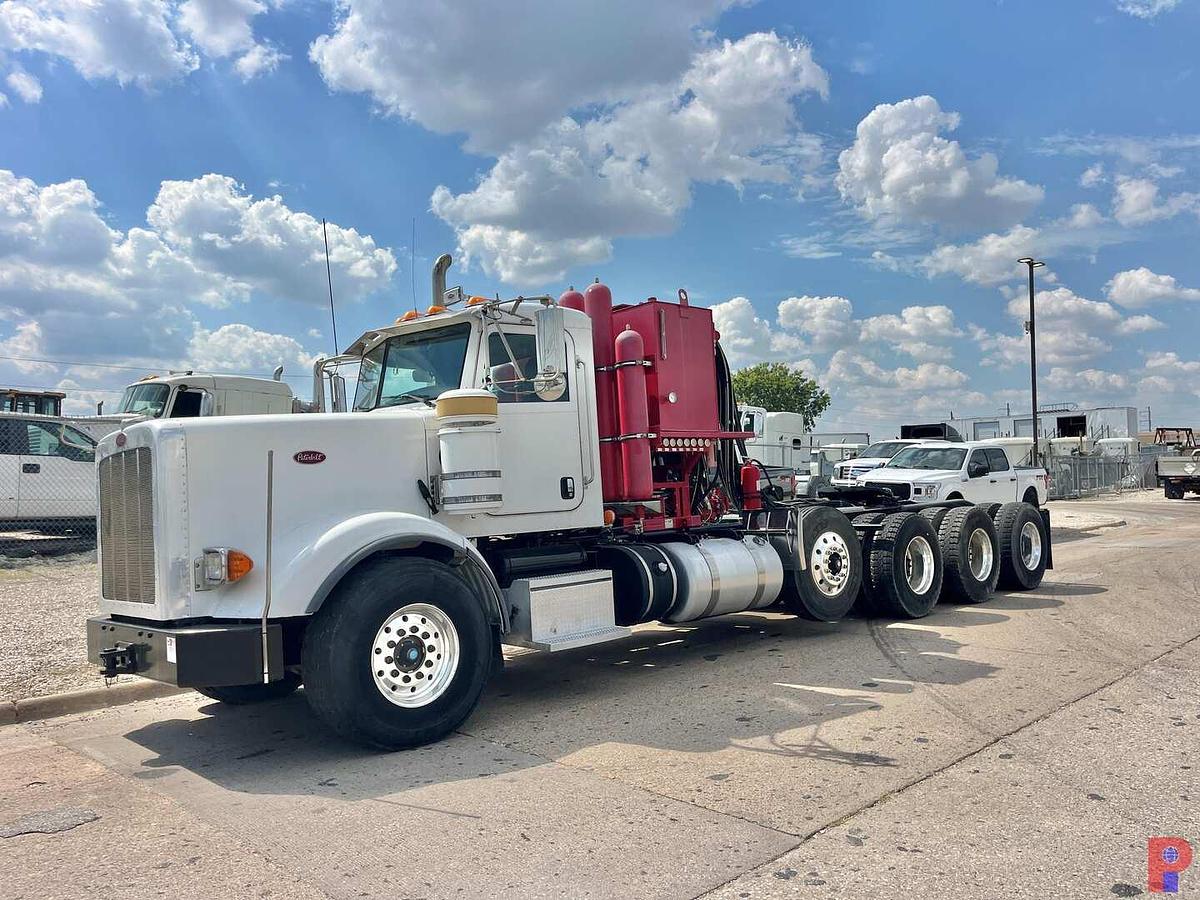 Used 2011 PETERBILT 367 TRI DRIVE 4-AXLE COIL TUBING HEAVY HAUL TRUCK