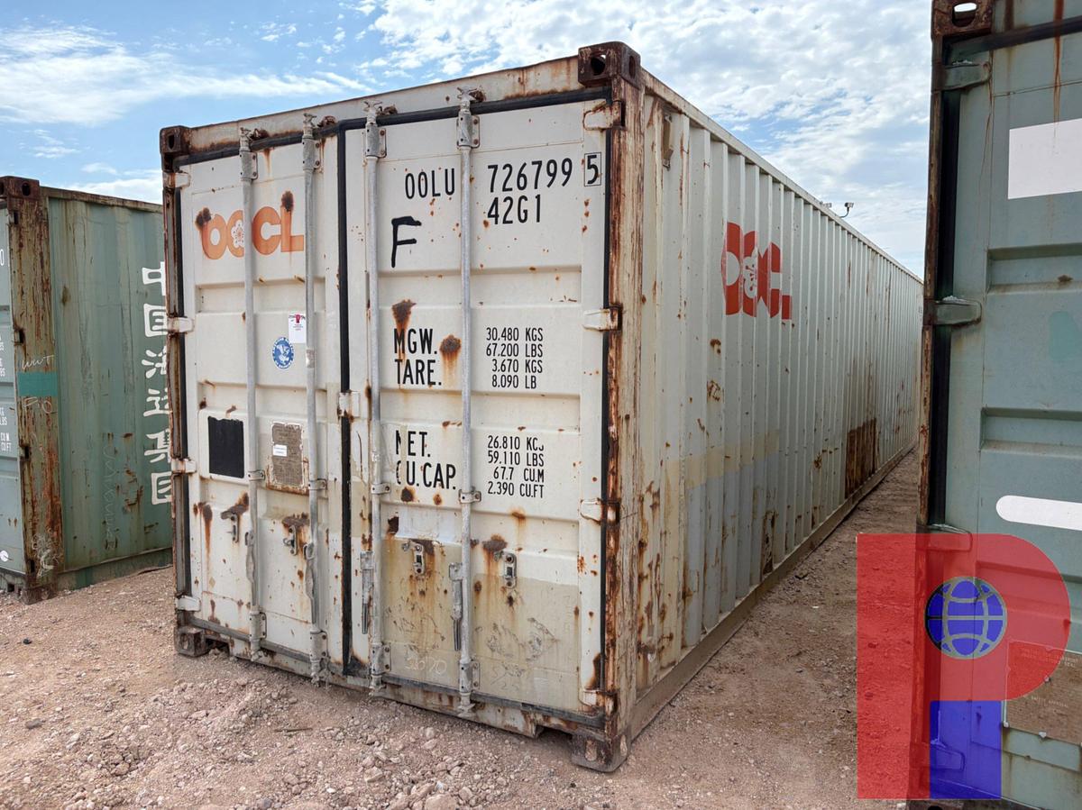 Used 40’ X 8’ X 8.5’ SEA CONTAINER