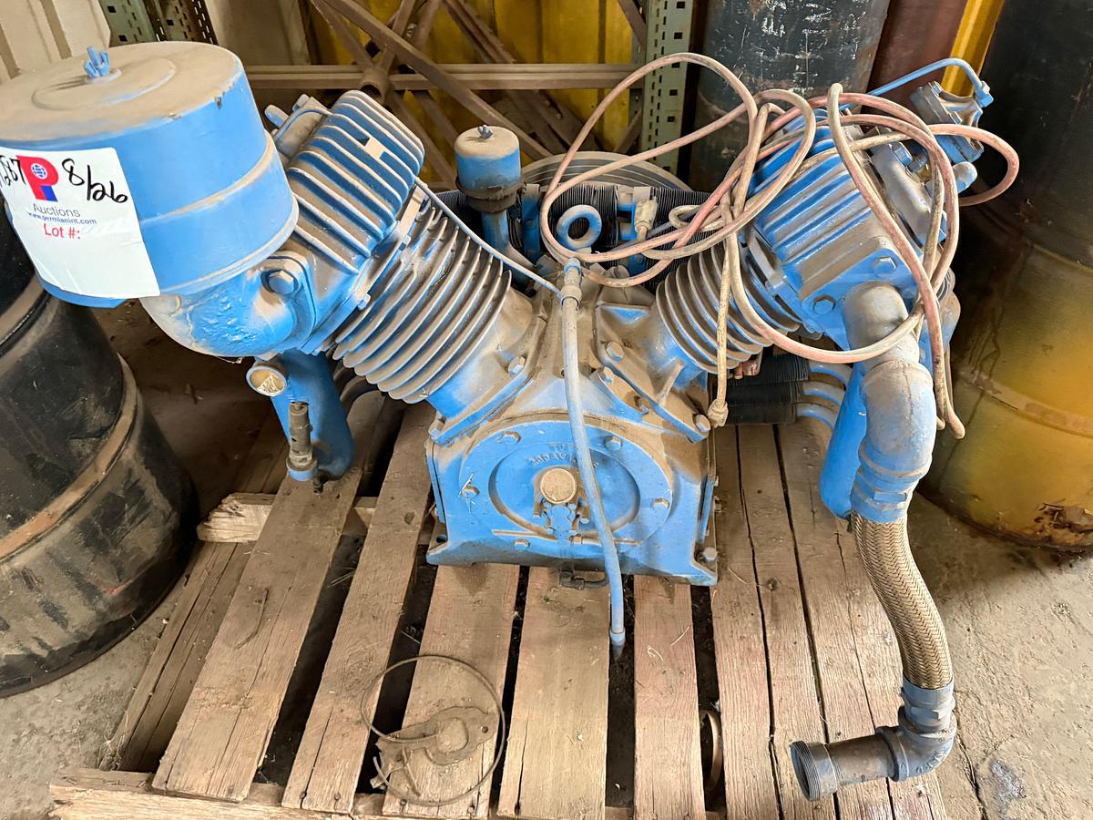 Used GARDNER DENVER RECIPROCATING PISTON AIR COMPRESSOR PUMP