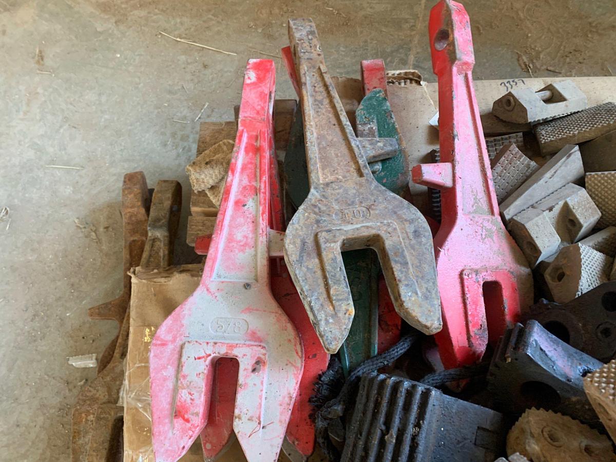 Used Pallet of Power Tongs Parts and Components