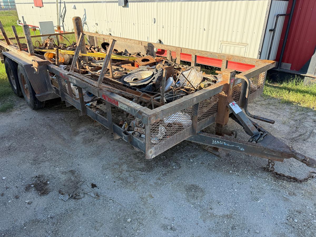 Used 2008 TEXAS BRAGG 18’ X 82” T/A BP UTILITY BOP TRAILER