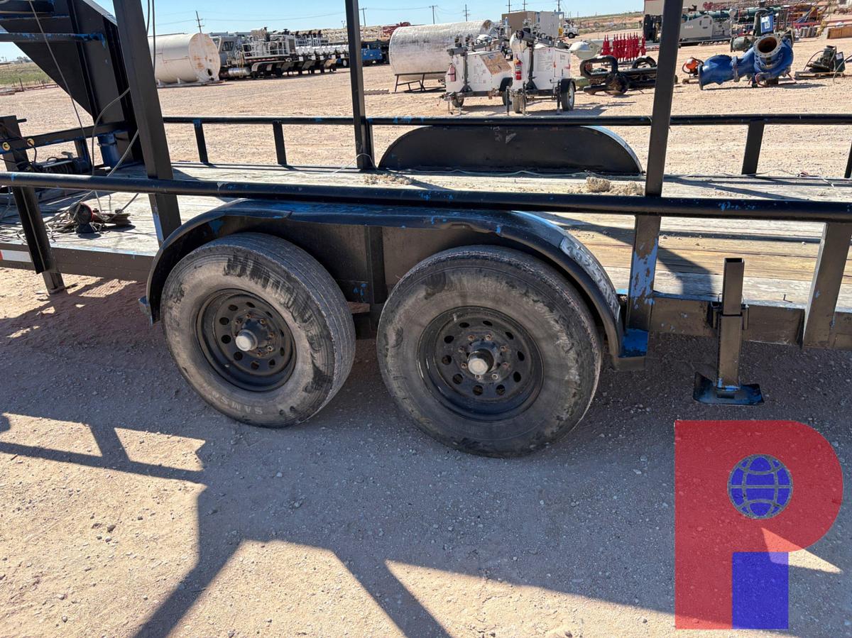 Used SHOPBUILT 16’ X 7’ T/A GOOSENECK MONORAIL TRAILER