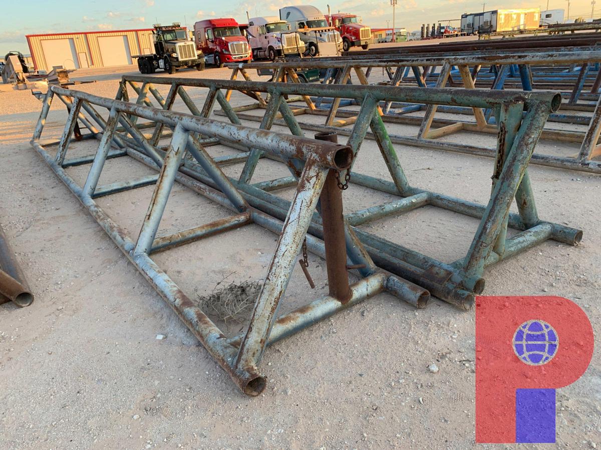 Used (2X$) 28’X 43” TRIANGLE PIPE RACKS