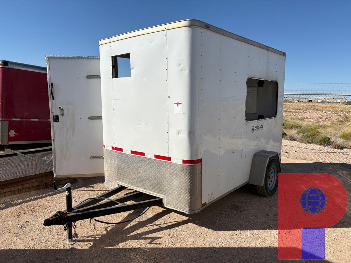 Used 2019 LARK UNITED 10’ X 6’ S/A BUMPER PULL OFFICE TRAILER