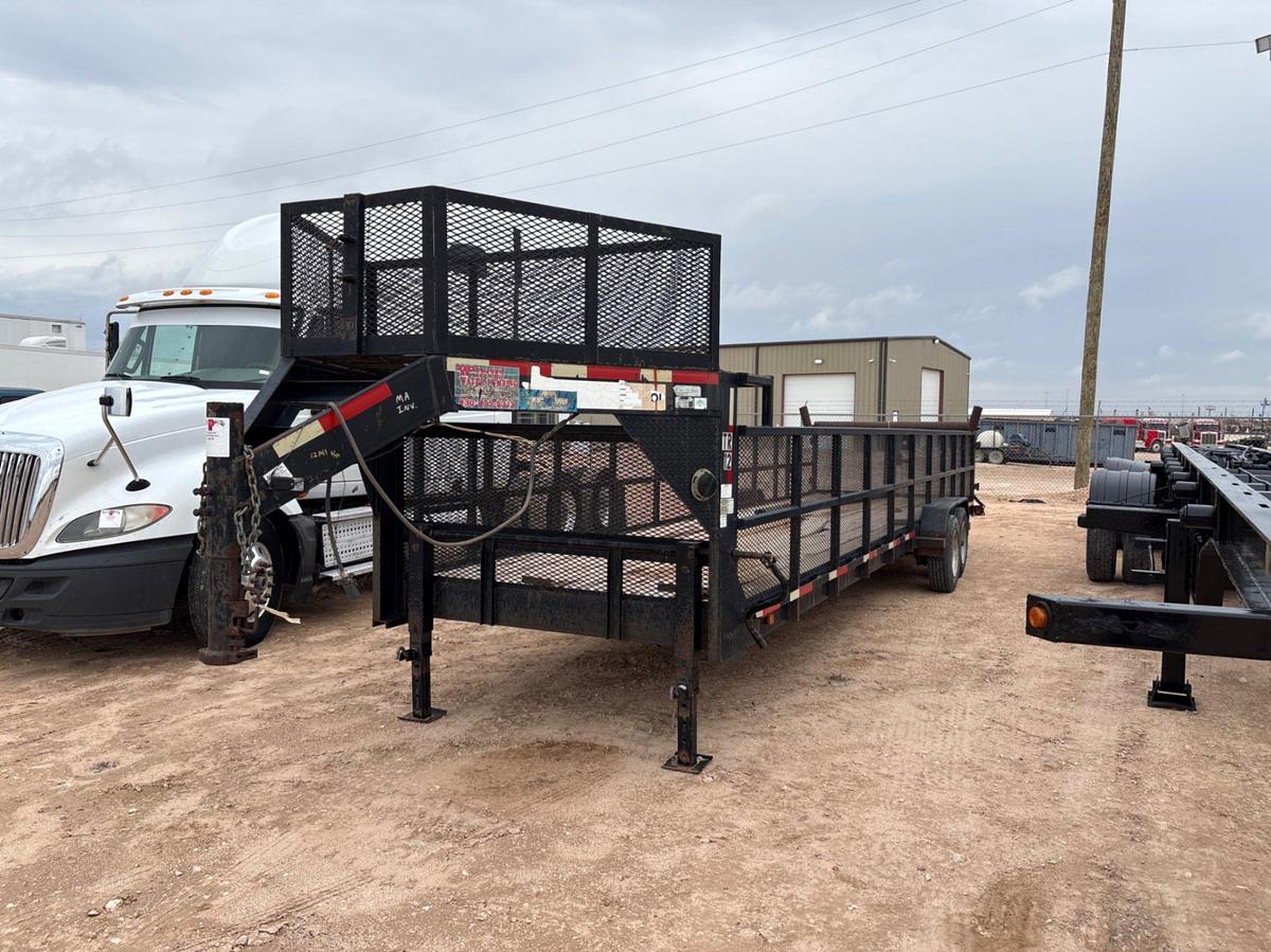 Used 2015 TEXAS PRIDE 30’ X 7’ T/A GOOSENECK TRAILER