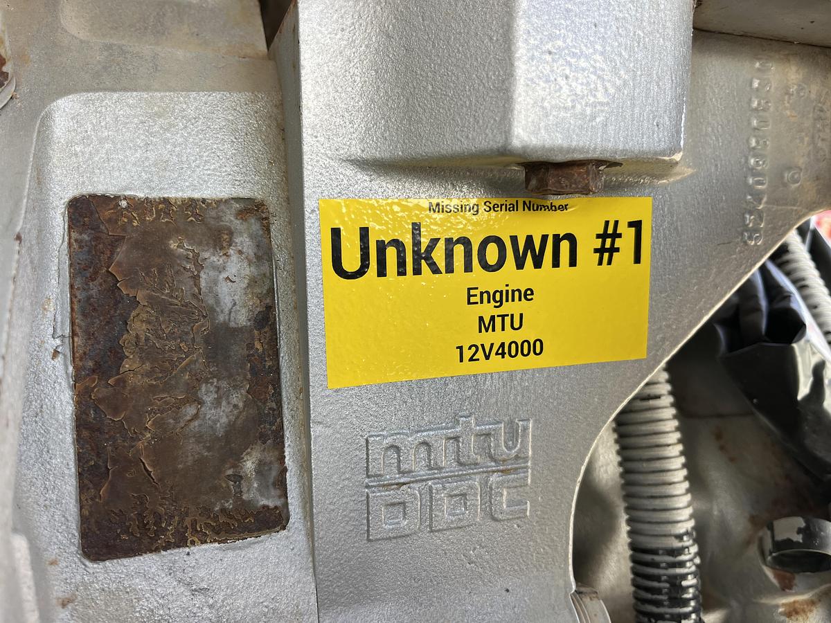 Used MTU 12V4000 2,250 HP FRAC PUMP DIESEL ENGINE