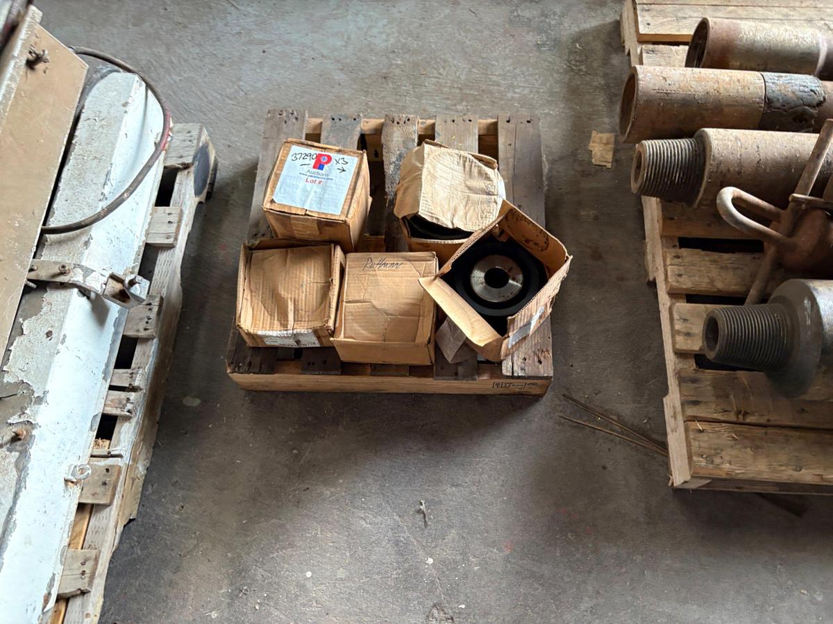 Used (3 pallets of assorted x-over subs, valve seats, & pressure gauges