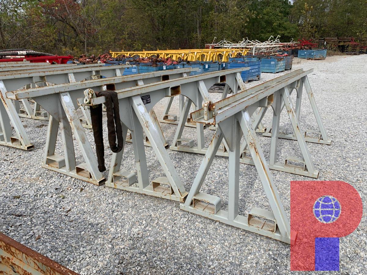 Used (3X$) 11’ X 39” TRIANGLE PIPE RACKS