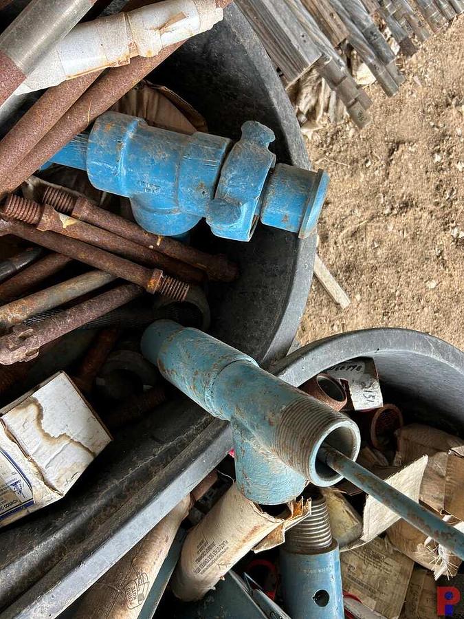 Used (2 X $) (2) MISC TUBS W/ FISHING TOOLS