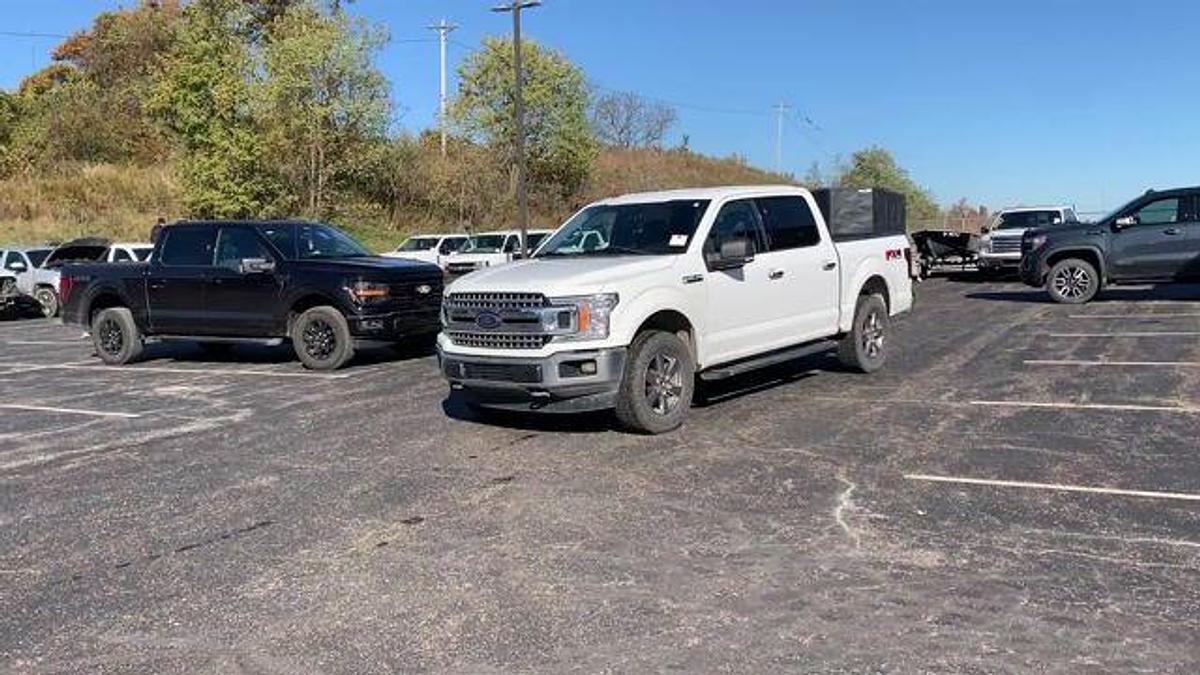 Used 2018 FORD F-150 XLT 4X4 FX4 CREW CAB PICKUP