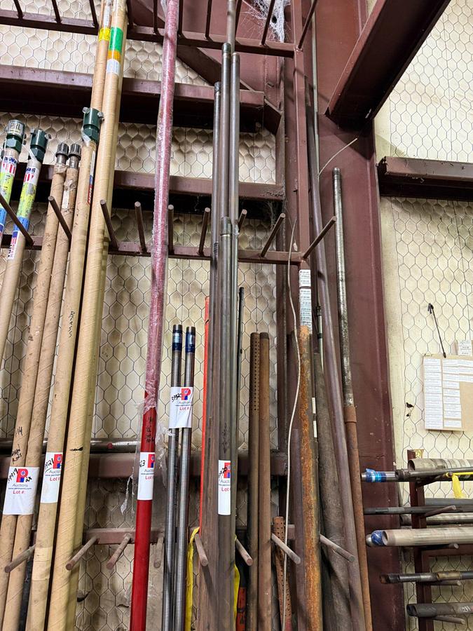 Used (13) asst’d pull tubes for traveling barrels