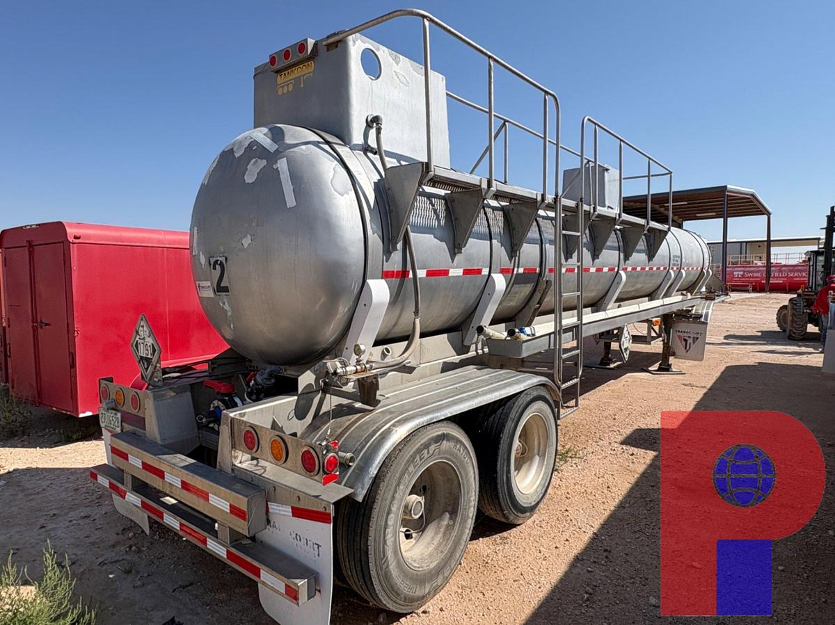 Used 2012 TANKCON  5,400 GALLON T/A CHEMICAL TRANSPORT TRAILER