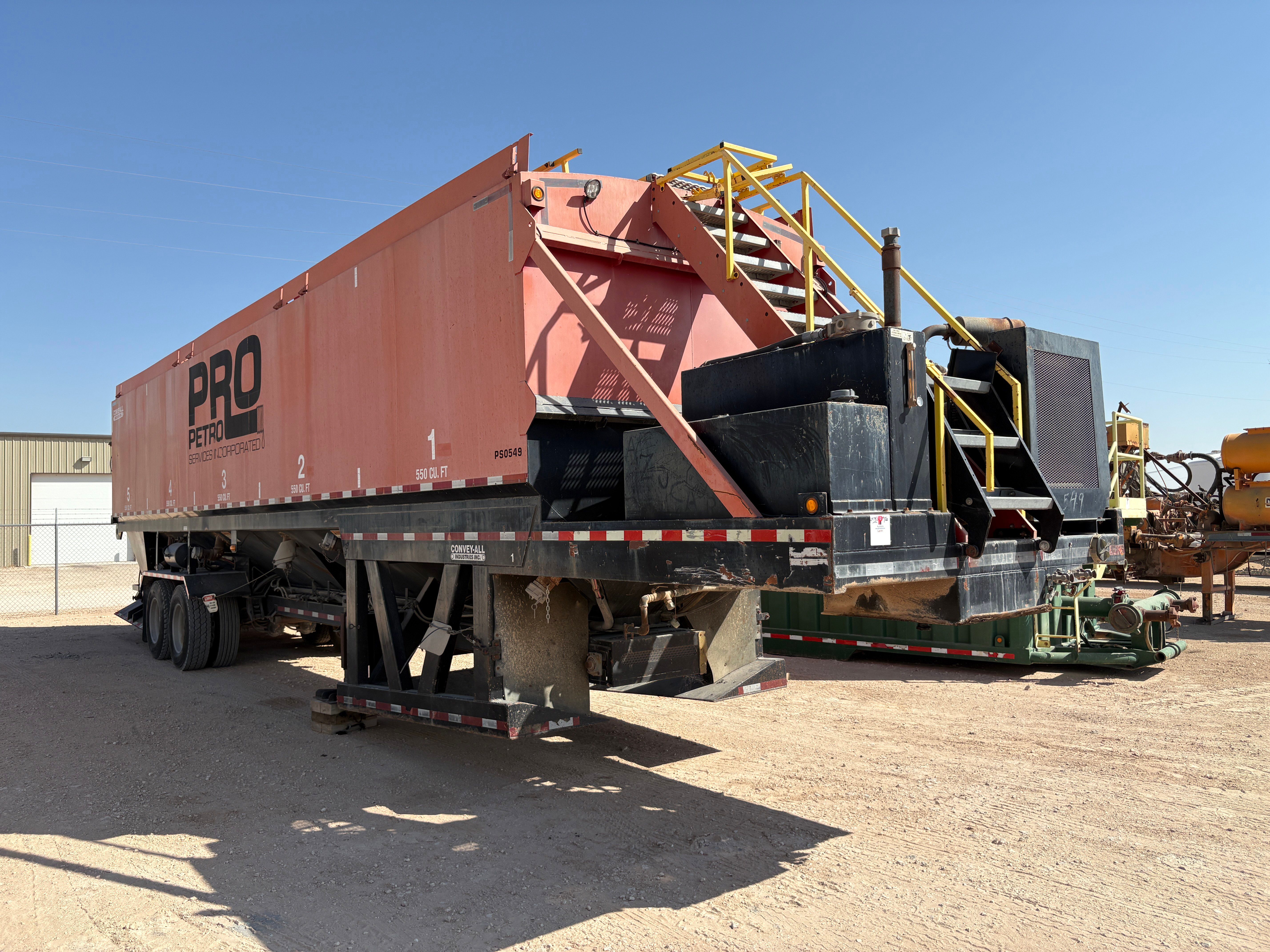 Used 2013 CONVEY-ALL SK3000-AC T/A 5-COMPARTMENT SAND KING TRAILER