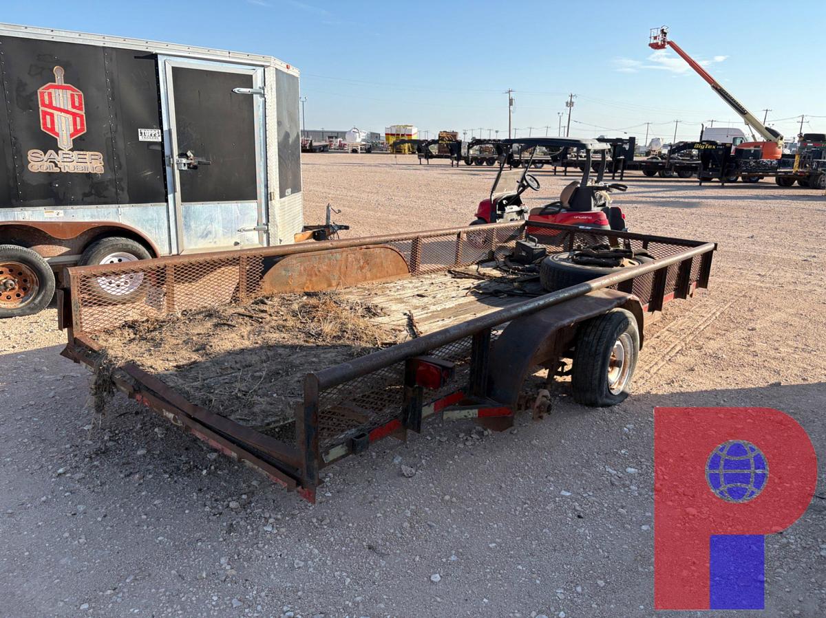 Used 2008 C&M TRAILERS 16’ X 7’ T/A BUMPER PULL UTILITY TRAILER