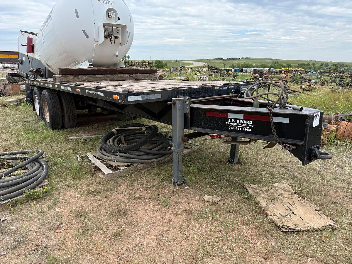 Used 2019 HOME 24’L x 99”W T/A FLATBED PINTLE HITCH TRAILER