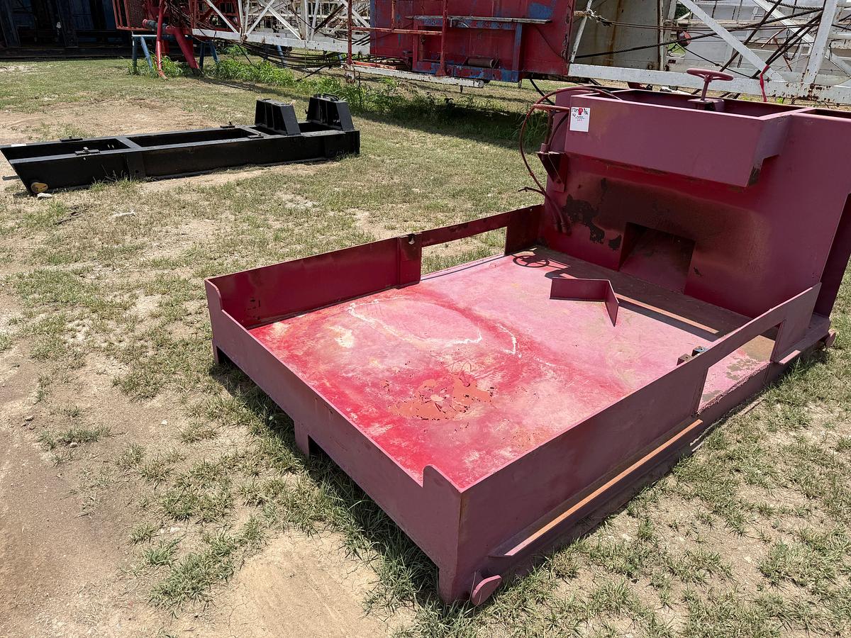 Used (1) 12’L x 4’W ENGINE SKID & (1) 9’L x 6’W SHAKE SKID