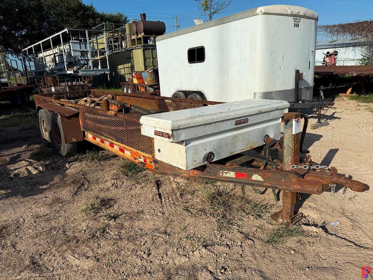 Used 18’ X 5’ T/A BUMPER PULL BOP / TOOL TRAILER
