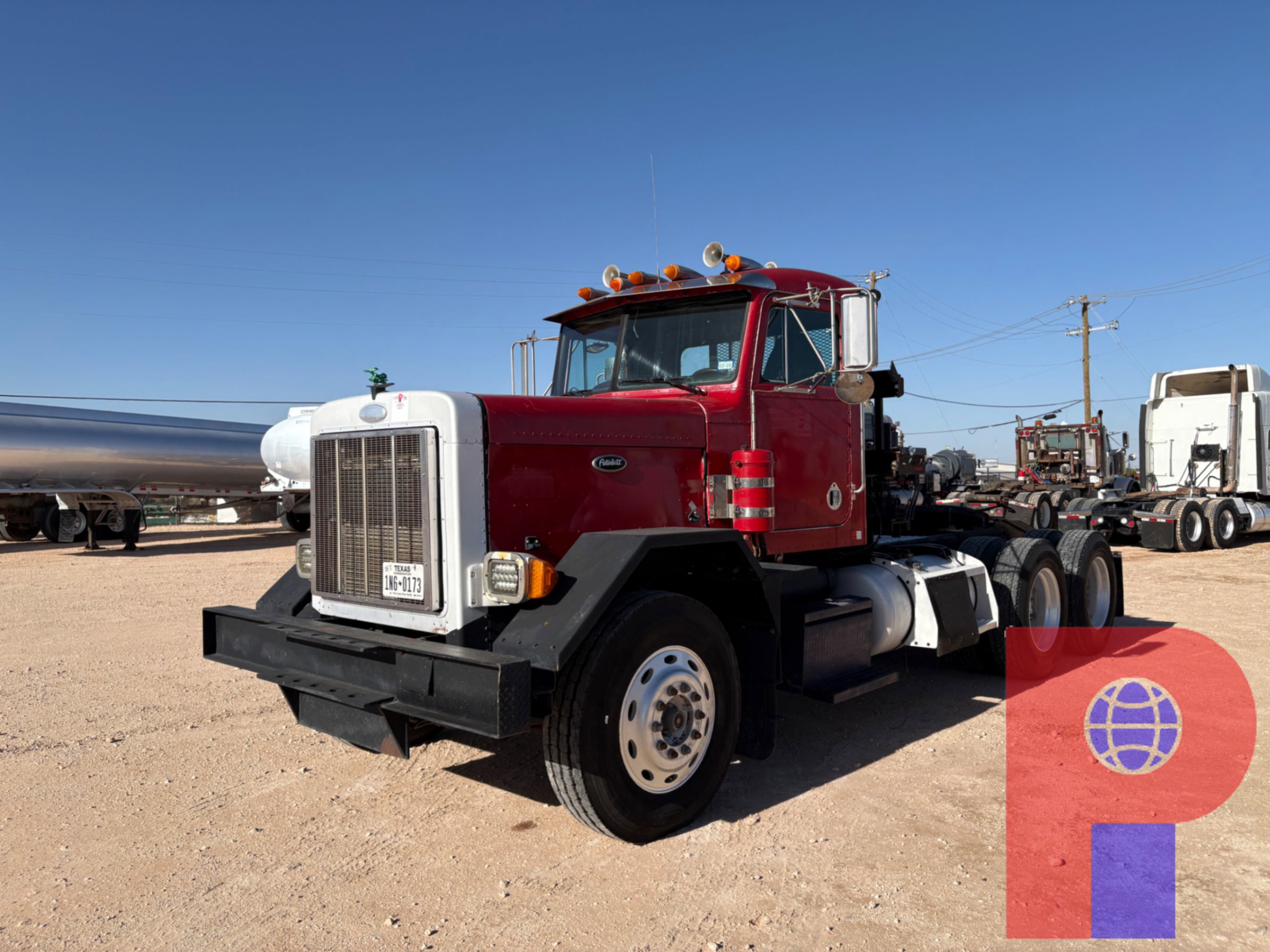 Used 1998 PETERBILT 357 T/A DAYCAB WINCH TRUCK
