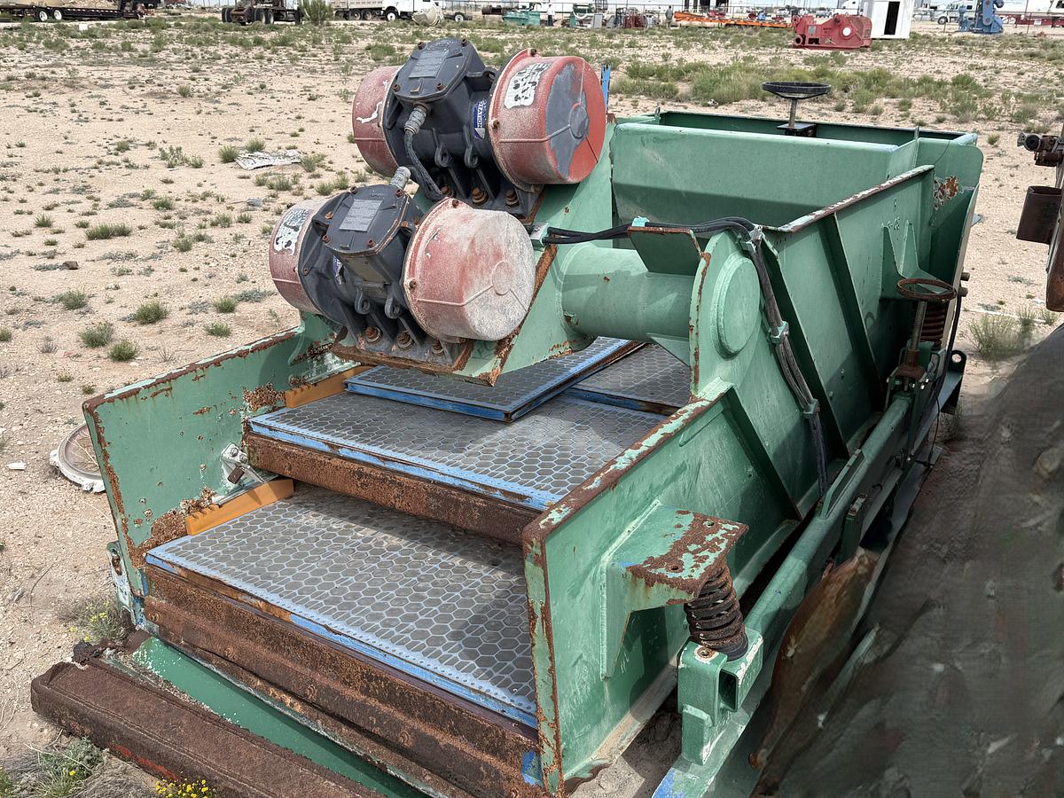 Used 2013 NOV BRANDT 120" X 67" X 66" SHALE SHAKER P/B (2) 2.5-HP ELECTRIC MOTORS, SKIDDED