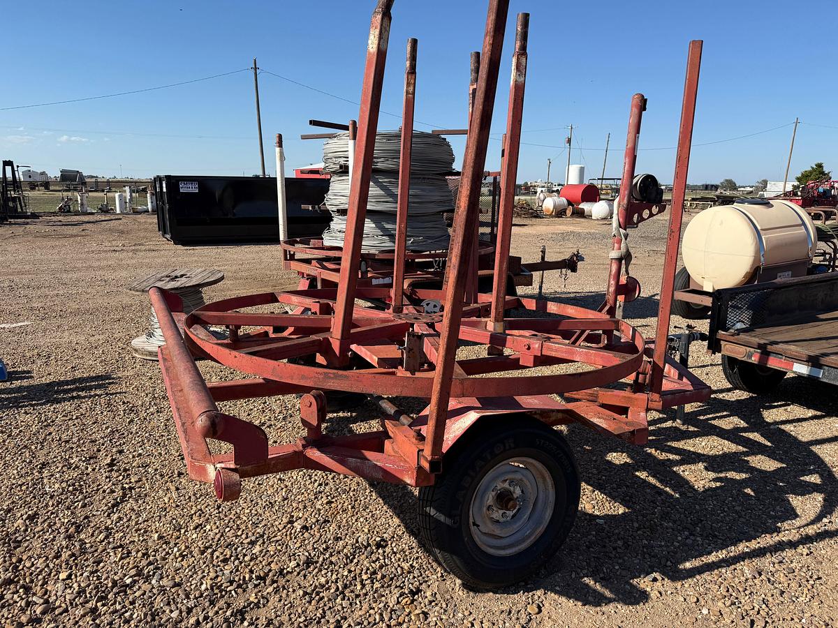 Used SHOP BUILT 8’ DIA S/A BP SPOOL TRAILER