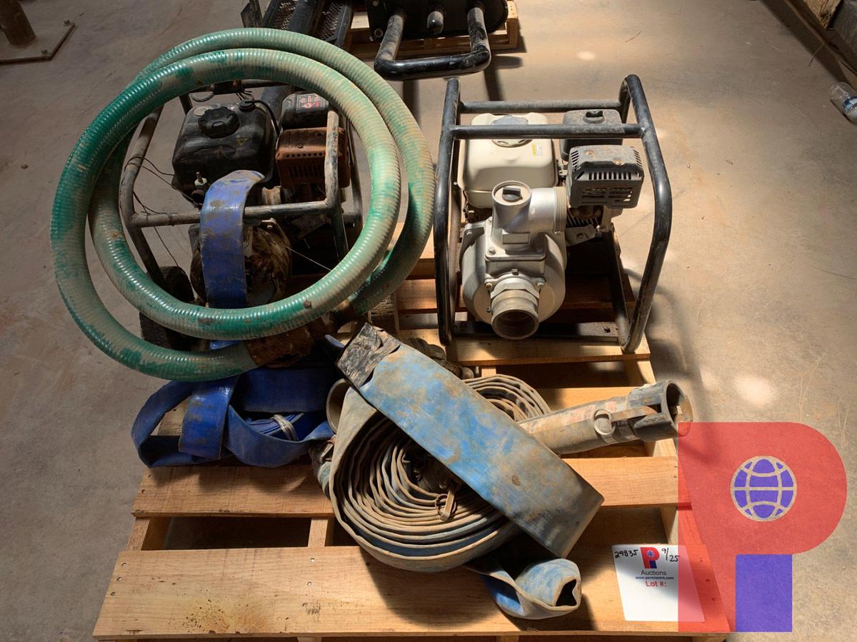Used HONDA GX200 AND CHAMPION POWER EQUIP OHV 196 WATER PUMPS