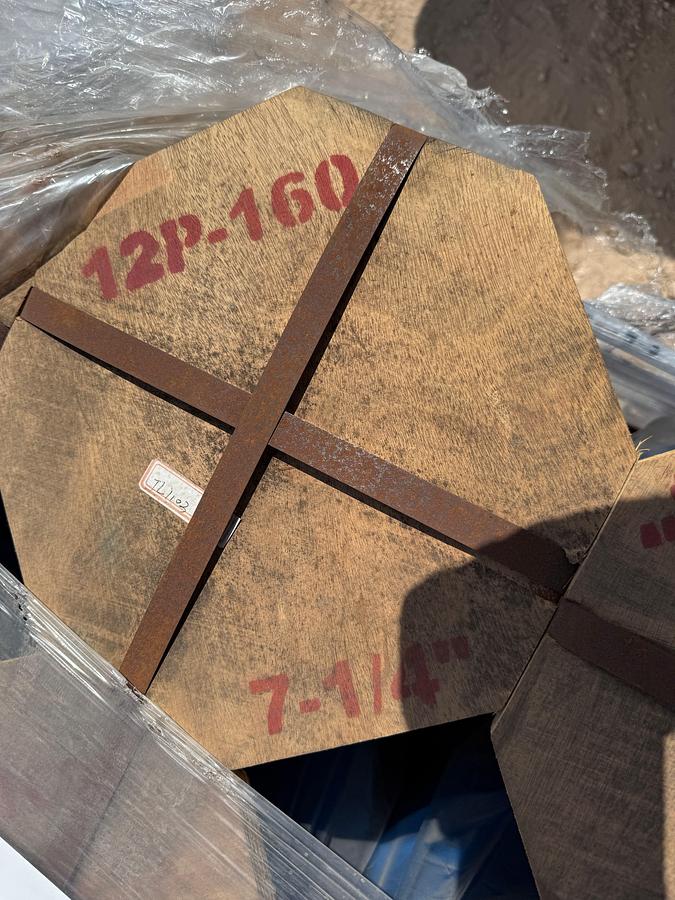 Used PALLET W/ (12) UNUSED 7-1/4” NATL 12-P-160 SLEEVED PUMP LINERS