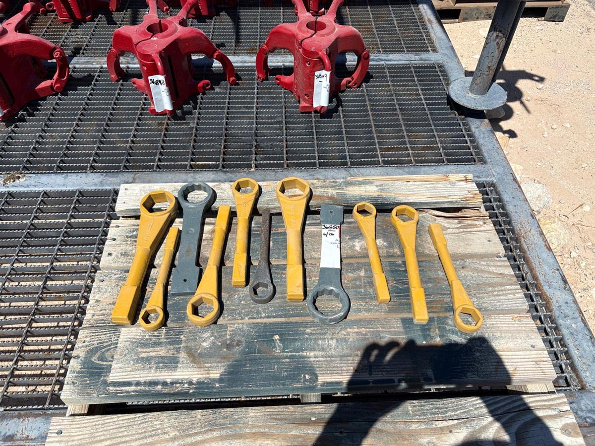 Used (11) assorted size hammer wrenches